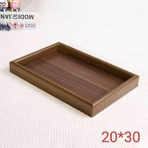 木质茶盘餐用实木托盘长方形家用餐盘茶具茶水杯托盘简约现代