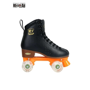 斯坦利双排溜冰鞋双排轮滑旱冰场鞋四轮初学花样轮滑roller skate