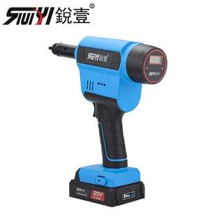 锐壹全自动电动拉铆螺母枪计数充电拉铆枪数显不锈钢拉帽枪E8860