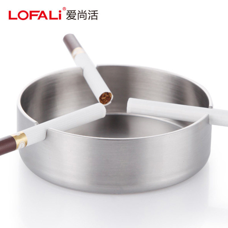 加厚烟灰缸烟碟网咖网吧广告圆形烟缸礼品