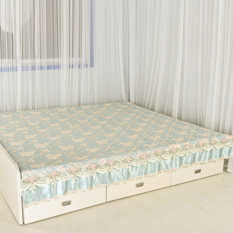 欧式榻榻床盖防滑罩大炕盖布软垫子单件盖巾