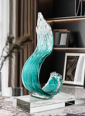 轻奢琉璃工艺品酒柜摆件家居饰品电视柜现代客厅玄关办公室