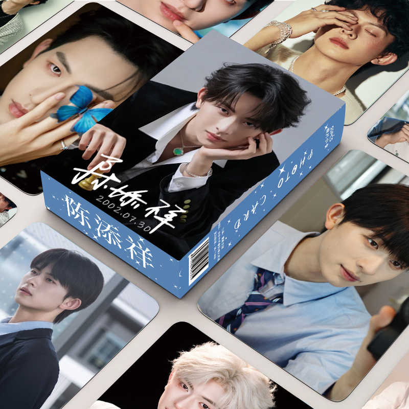 陈添祥小卡周边太奶奶3镭射55张自印三寸明信片LOMO卡拍立得照片