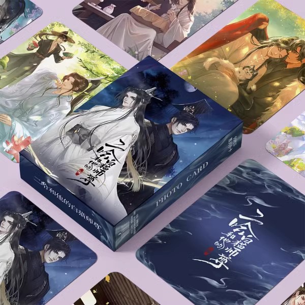 二哈和他的白猫师尊小卡周边镭射天官卡片魔道祖师将进酒人渣