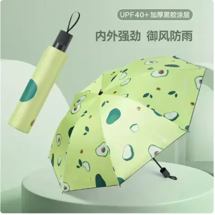 全自动儿童雨伞女孩晴雨两用伞男遮阳伞小学生轻便摺叠遮阳防晒伞