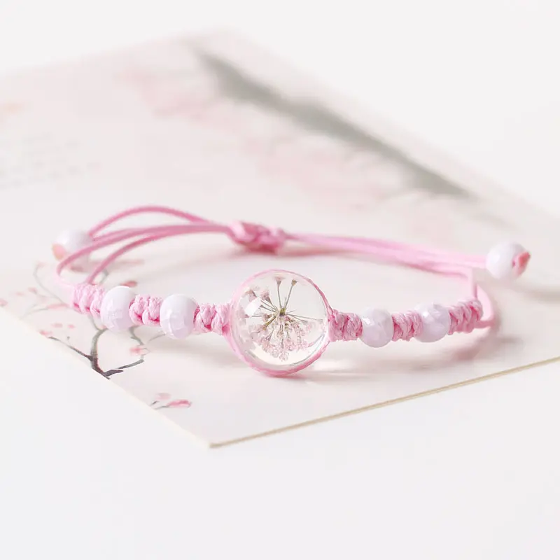 永生花干花满天星手链女韩版简约