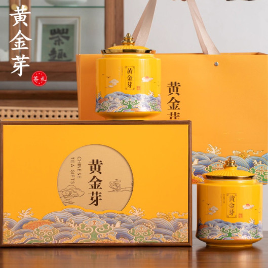 正宗黄金芽白茶茶叶2026新茶明前安吉绿茶春茶礼盒装送礼品