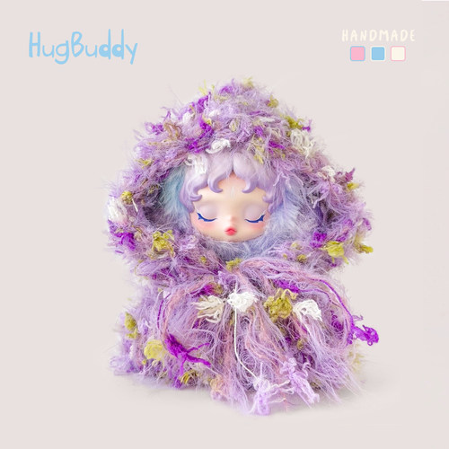 泡泡玛特SKULLPANDA搪胶毛绒公仔娃衣服光织园SP搪胶斗篷百搭娃衣