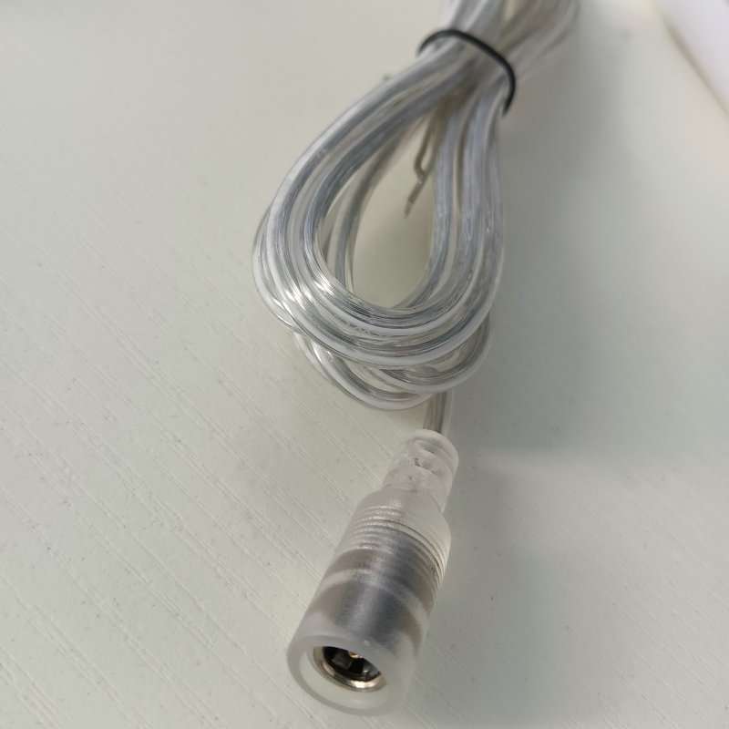透明DC母头线DC5521霓虹灯电源线(请联系客户业务)霓虹灯专用