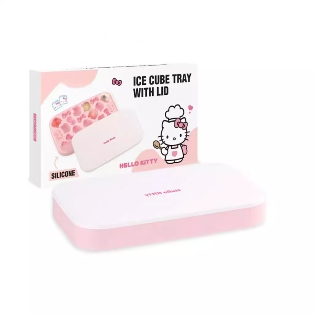 hellokitty冰块模具冰格食品级硅胶制冰可爱冰块烘焙自制果冻工具