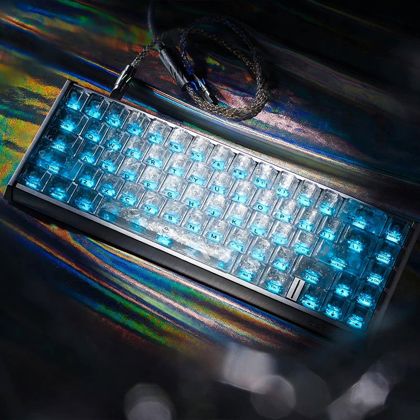 碳纤维纹理键盘键帽108键锻碳PC雾透原厂磁轴键盘帽侧刻键帽