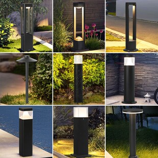 太阳能草坪灯户外防水别墅花园灯草地灯庭院灯矮路V灯草皮灯景观
