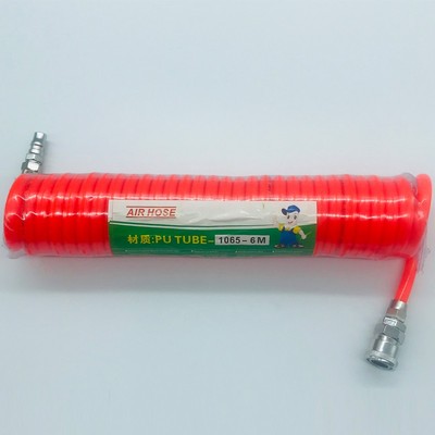 厂家直销纯料PgU弹簧气管软管空压机弹簧软管气泵高压伸缩螺旋风