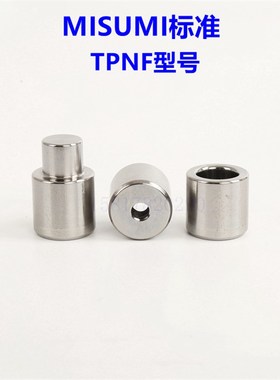 高精密米思米标准直升定位柱TPNF精定位销N圆锁定位柱精定位组件