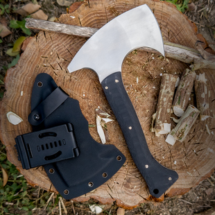 温克勒美式户外不k锈钢劈柴小手斧头锋利露营生存格斗印第安斧子