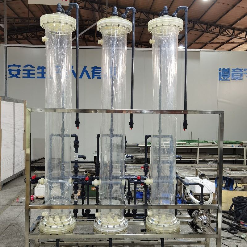 现货离子交换柱 透明有机玻璃树脂交换器 阴离子交换设备