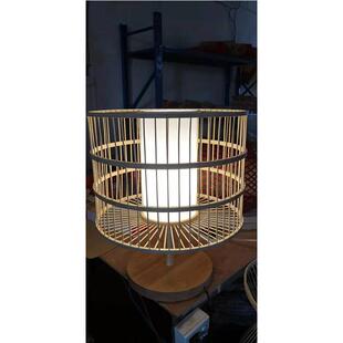 漳州市东南亚酒店餐厅工程竹编吊灯竹艺吊灯个性客厅卧室竹艺灯