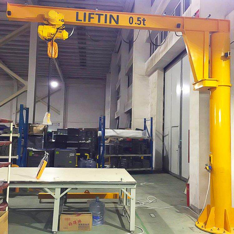 立柱式起重机室内装修小型悬臂吊仓库货物装卸