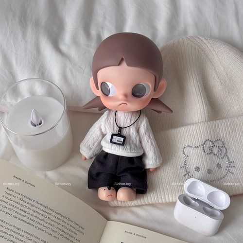 白色绞花毛衣·Zsiga向往之处bjd娃衣小布1/6BJD通穿薄款百搭宽松