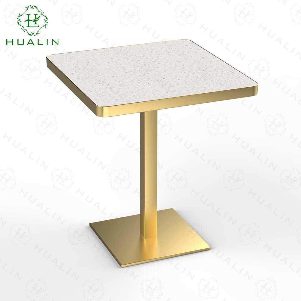 防污耐磨岩板长方形商用餐桌别墅轻奢极简天然大理石意式商用家具