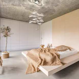 意大利Artemide客厅吊灯现代简约餐厅卧室设计师样板房悬浮花瓣灯