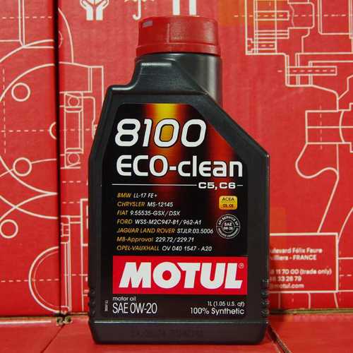 摩特 8100 ECO-CLEAN 0W-20 C5/C6 1L 国6B级 进口酯类全合成机油