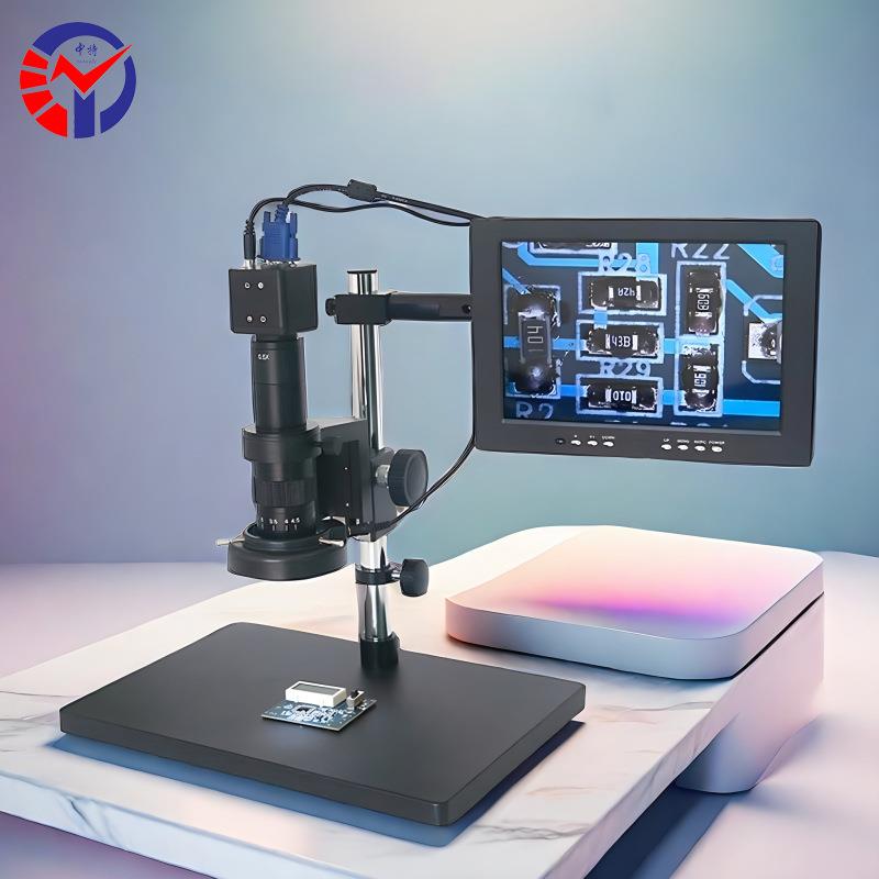 中特1080P电子显微镜200万高清1080P高速工业相机视频显微镜