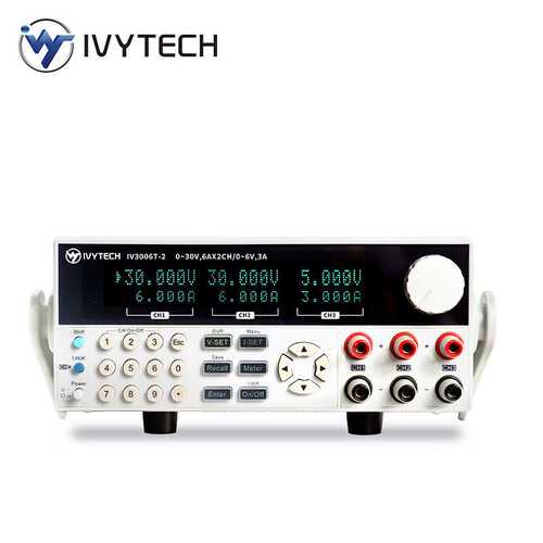 艾维泰科IV6003T-3三路可编程线性直流电源60V3A稳压稳流1mV1mA