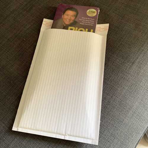 200x275mm Strong Corrugated Bags White Rigid Photo Card