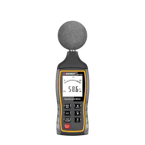 深达威噪音计SW-523分贝仪工业级声级计高精度手持专业数字噪音计
