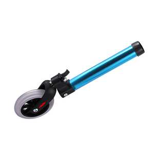 助行器带轮脚管轮组坐便椅助行器配件助行器轮子轮管子前轮