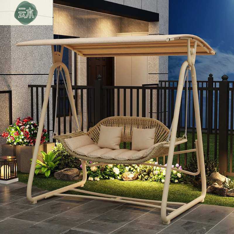 庭院摇篮懒人吊椅别墅露台花园阳台休闲成人网红秋千双人摇椅