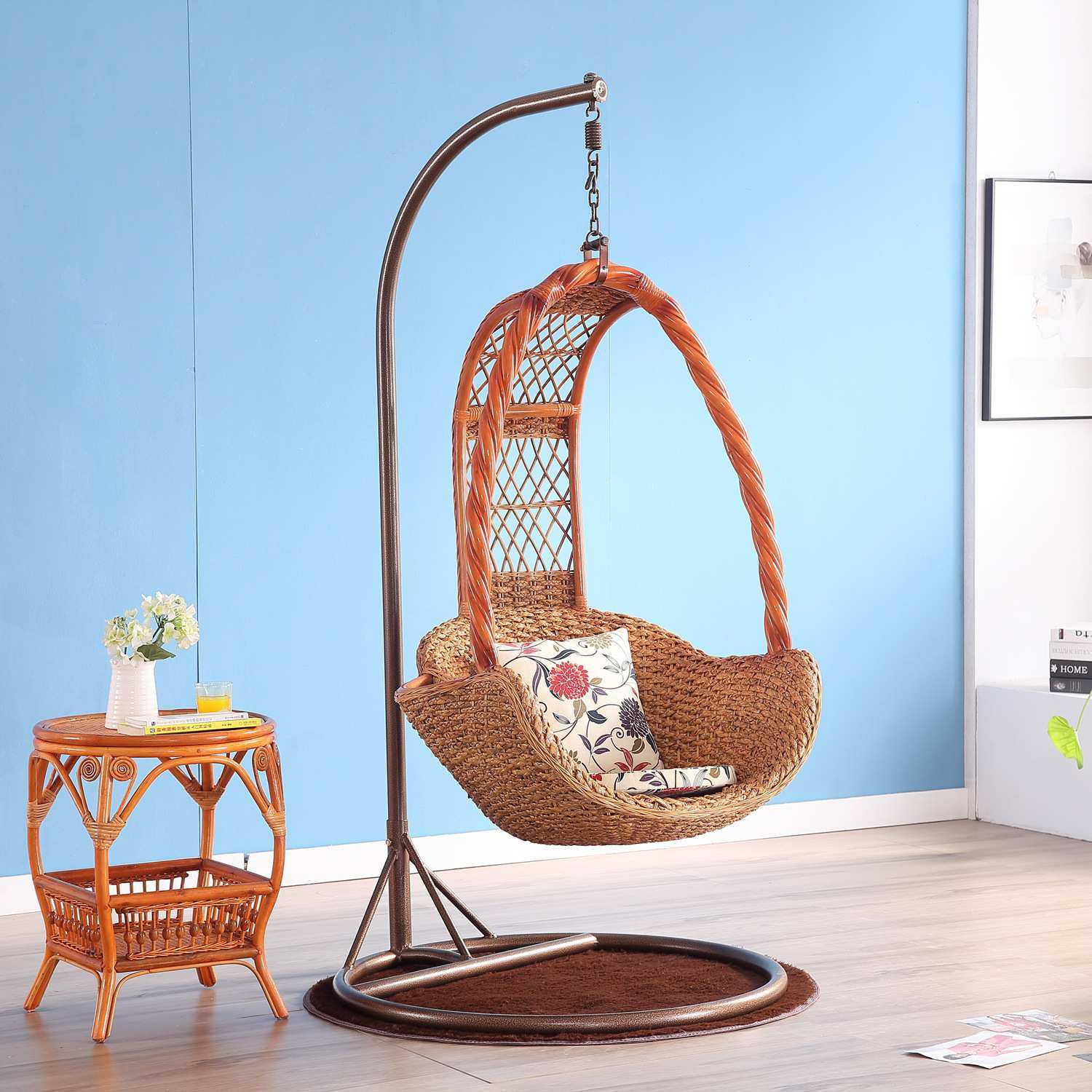 真藤吊篮藤编椅吊椅单人摇椅阳台吊兰摇篮椅庭院编织摇篮藤椅吊床,基础建材,亚克力板,淘宝优惠券,粉丝福利购,淘宝优惠卷