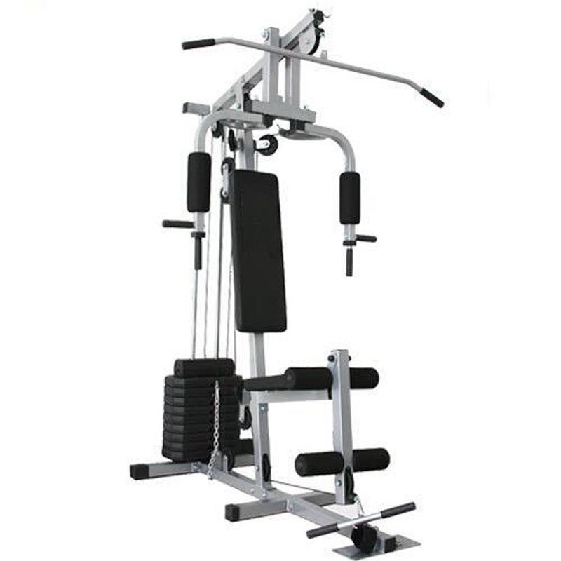 家用单人站综合训练器轻商用高低拉踢腿训练组合力量健身器材套装