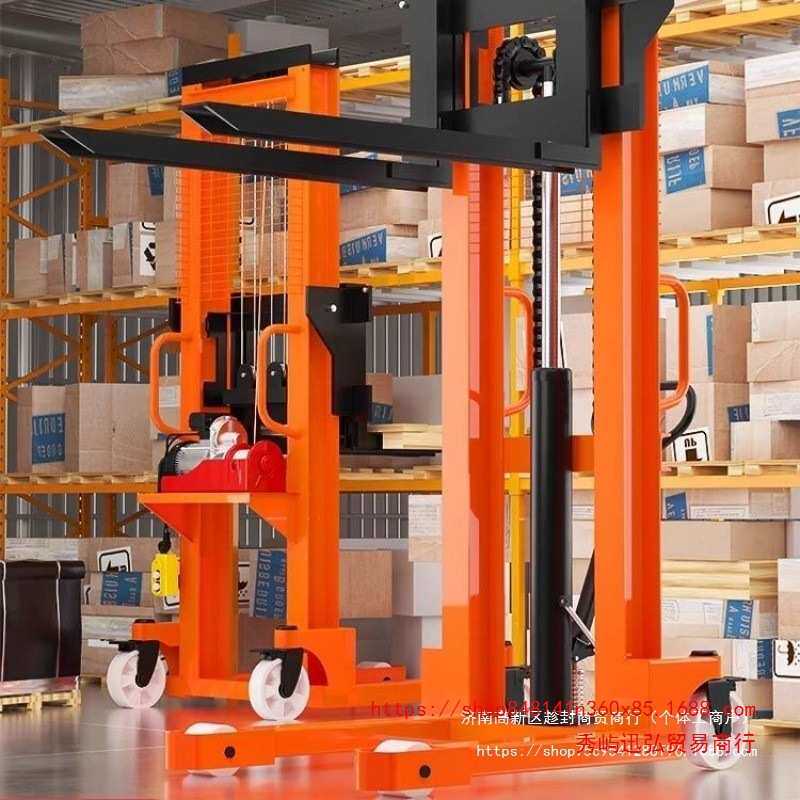 升降搬运车叉车手动液压电动升降车升高高车装卸电