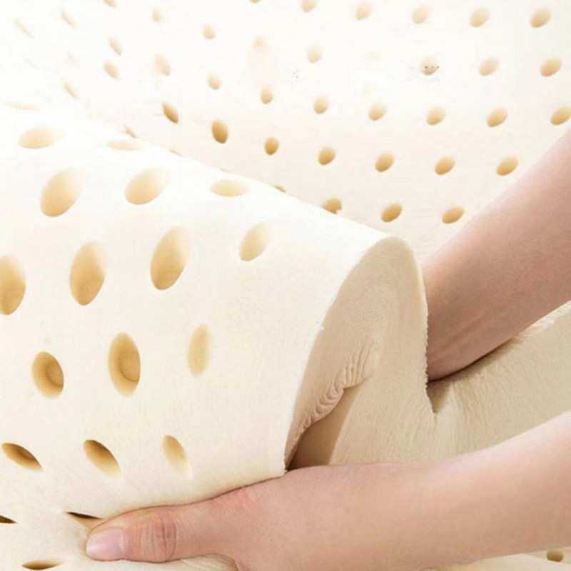 泰国天然乳胶床垫单双人1.5m1.8米席梦思加厚7cm软床垫褥子可现by