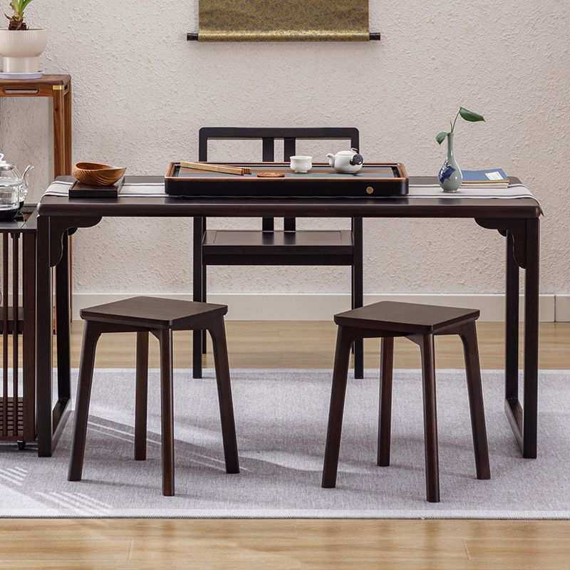 新中式实木茶桌椅组合禅意茶室茶艺桌家用阳台小茶台办公室泡茶几