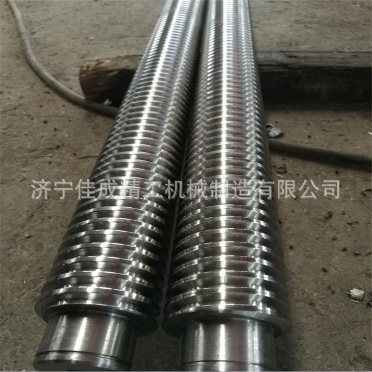 厂家加工Tr50T60T80大型精密梯形丝杠方牙大导程传动调节机床丝杆