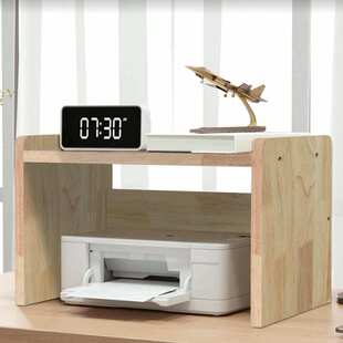 实木打印机架子办公桌面置物架多层文件收纳架复印机架小新品