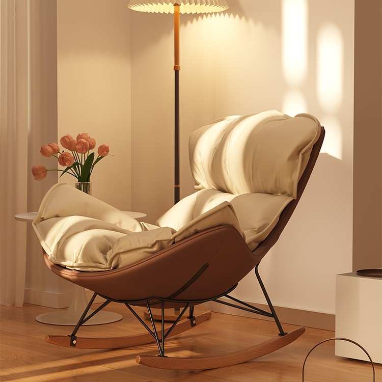 摇摇椅躺椅成人大人懒人沙发客厅阳台逍遥家用单人休闲龙虾蜗牛椅