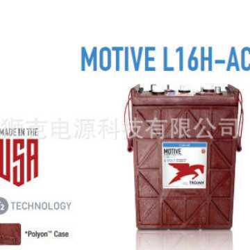 Trojan蓄电池L16P-AC 6V420AH曲臂车 高空作业平台升降机邱健电池