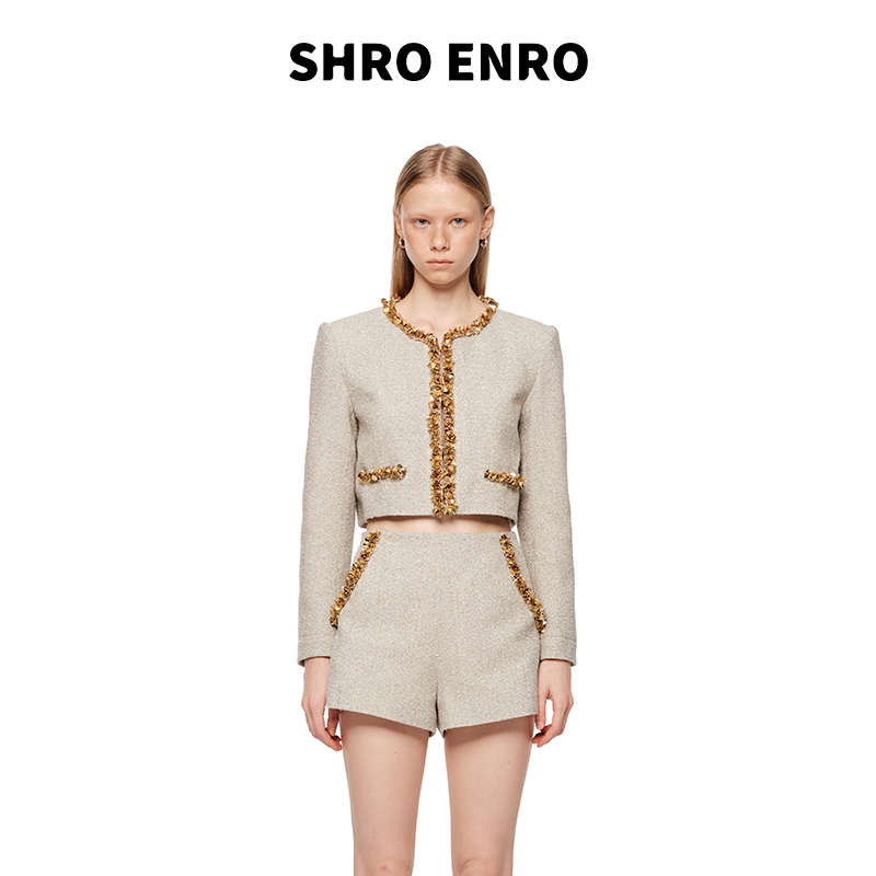 SHROENRO25秋季小香风时尚套装