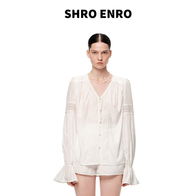 SHROENRO秋季新款镂空时尚套装