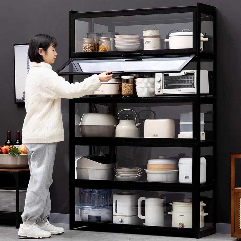 厨房置物架整理架调料架子收纳架厨房用品家用置物架餐边橱柜多层
