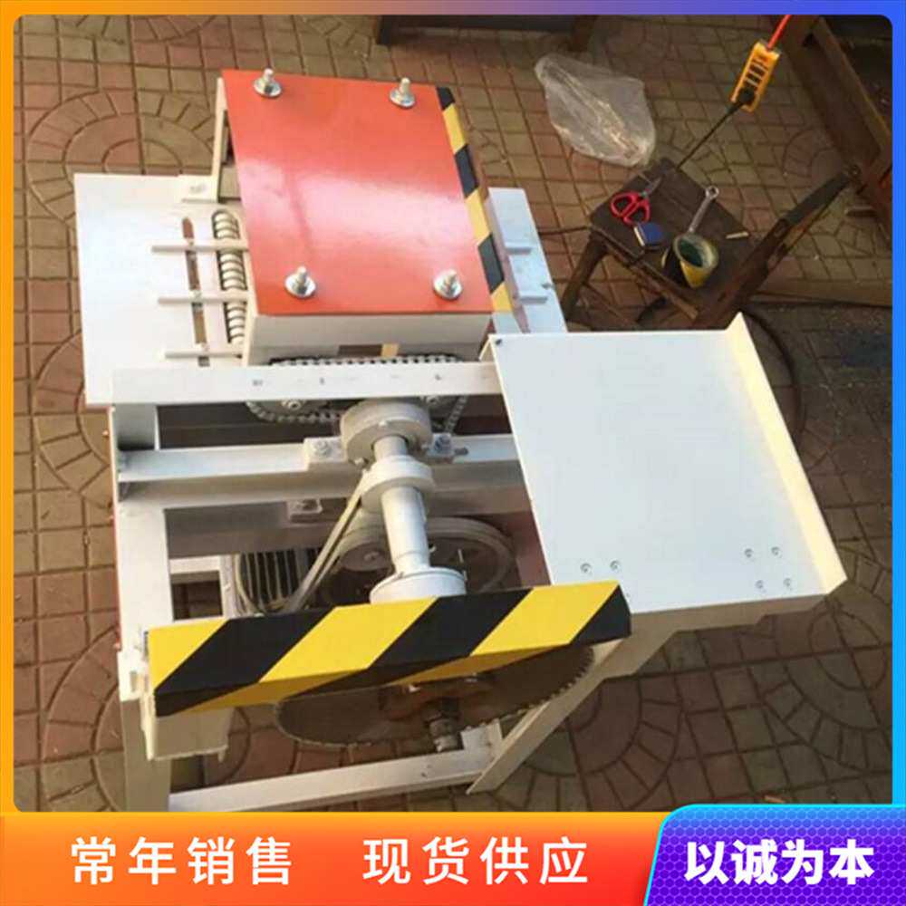 齐头细木工芯条修边锯 小型台式板条去边锯 自动木工残条修整机