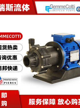 现货GemmeCotti磁力隔膜泵HTM6 10 15 31PP电厂卸酸卸碱水泵PVDF