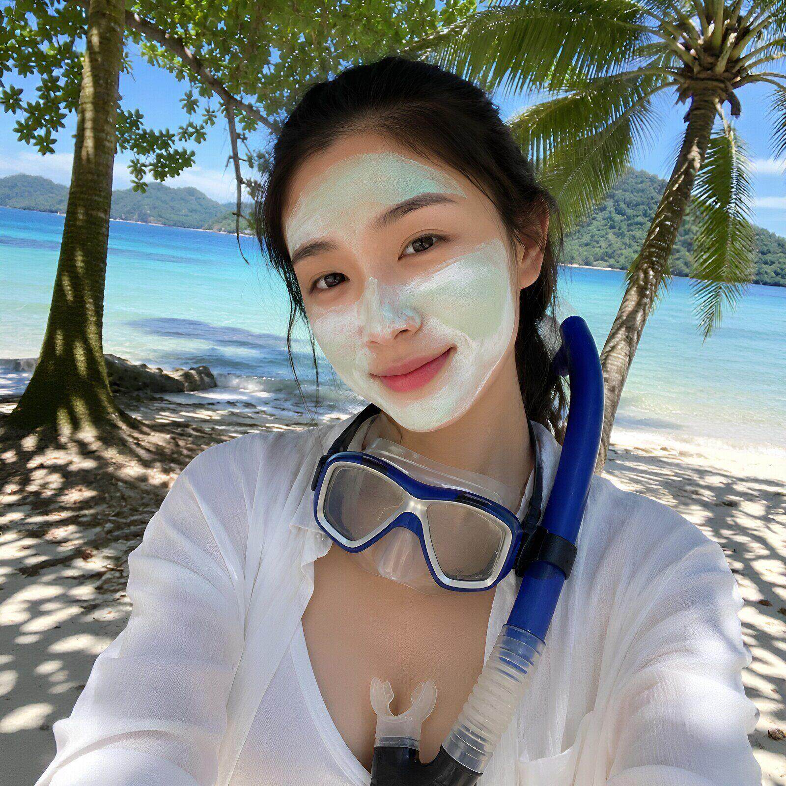 【游泳不呛水神器】初学者大框潜水镜半干式呼吸管二件套游泳装备