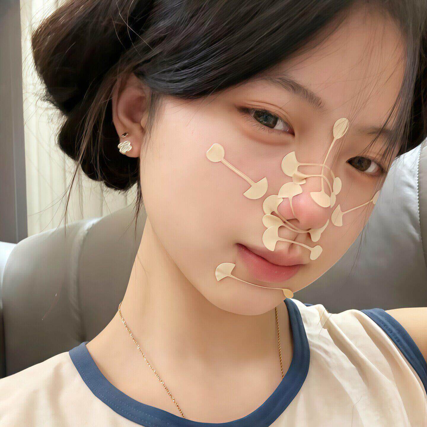 张予曦同款一次性小哑铃鼻翼贴收缩小瘦鼻睡觉塑形矫正鼻孔大通用