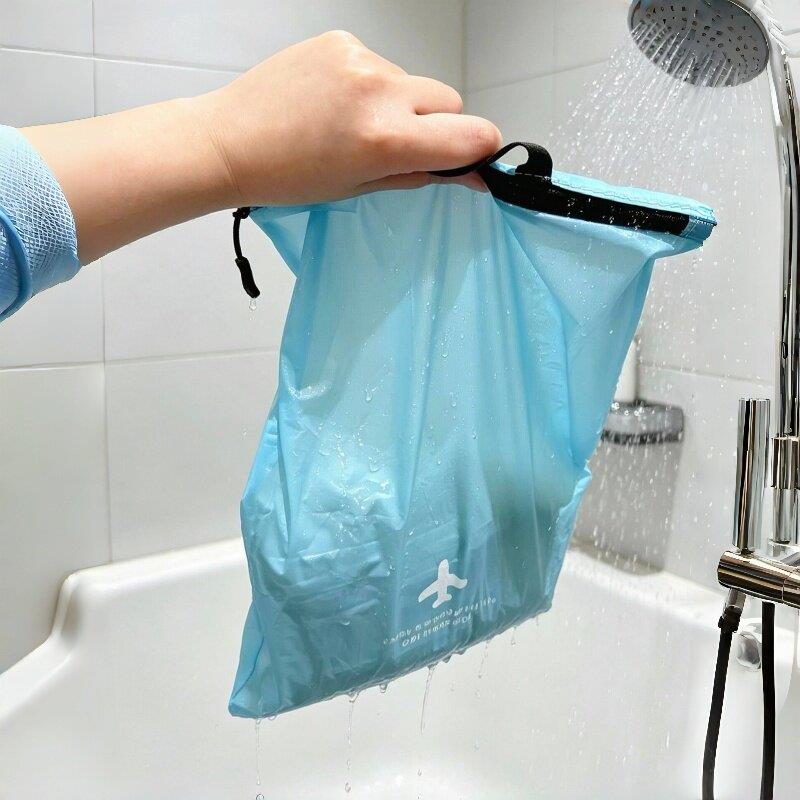 防水收纳袋户外旅游防水袋防潮加厚耐用脏衣大容量干湿分离洗漱包