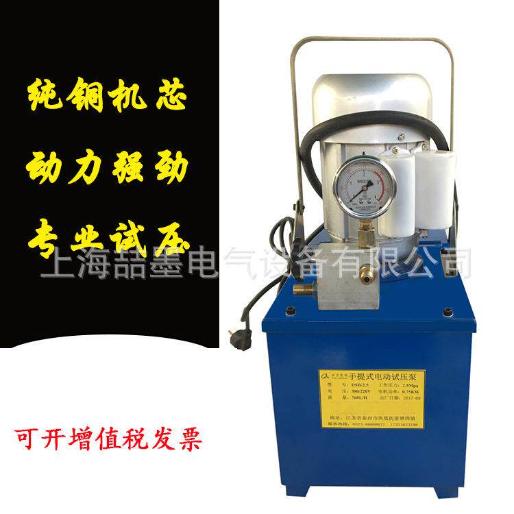 5DSY-2.5Mpa手提式试压泵 管道试压泵 阀门试压机 380V